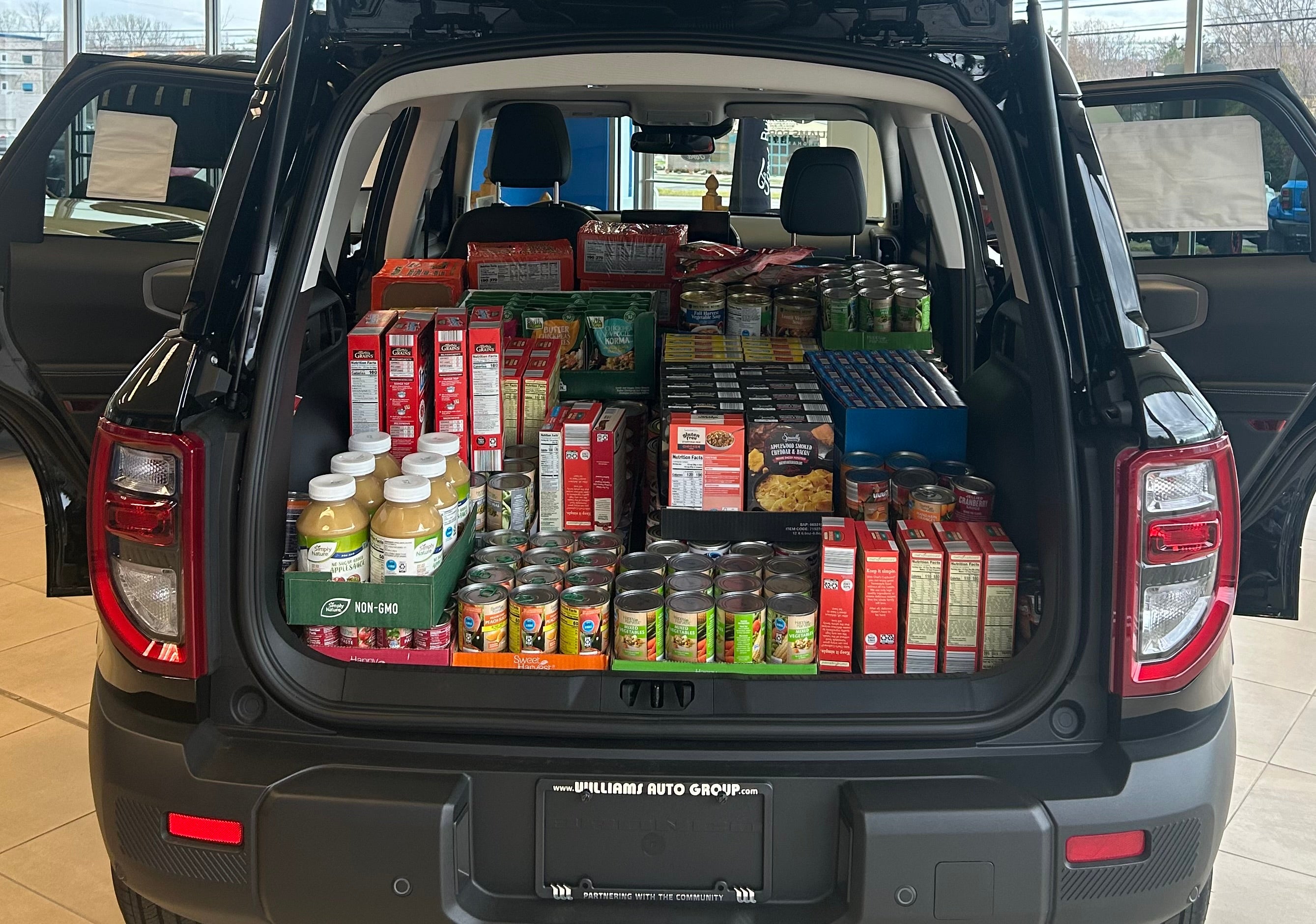 fill the trunk